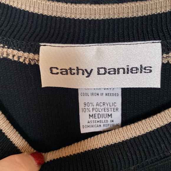 - NWT Vintage Cathy Daniels Two Piece Set Size Medium - Picture 3 of 15